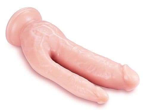 Телесный фаллоимитатор 8 Inch DP Cock - 20,32 см. — фото 2