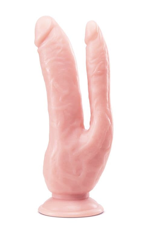 Телесный фаллоимитатор 8 Inch DP Cock - 20,32 см. — фото 1