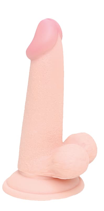 Телесный фаллоимитатор PLUG N RIDE 5.5 FLESH DONG - 14 см. — фото 1