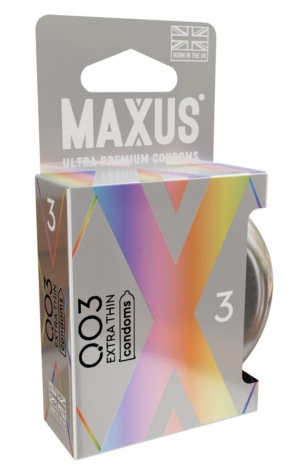 Экстремально тонкие презервативы в железном кейсе MAXUS 003 Extra Thin - 3 шт. — фото 2