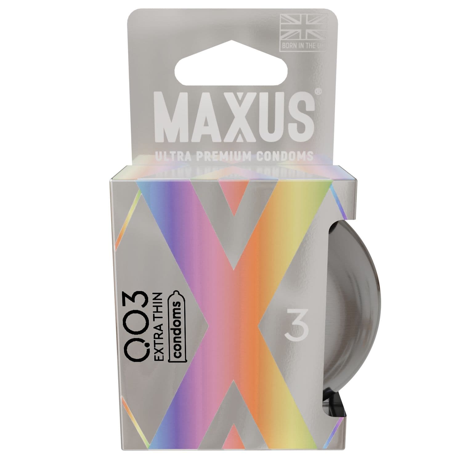 Экстремально тонкие презервативы в железном кейсе MAXUS 003 Extra Thin - 3 шт. — фото 3