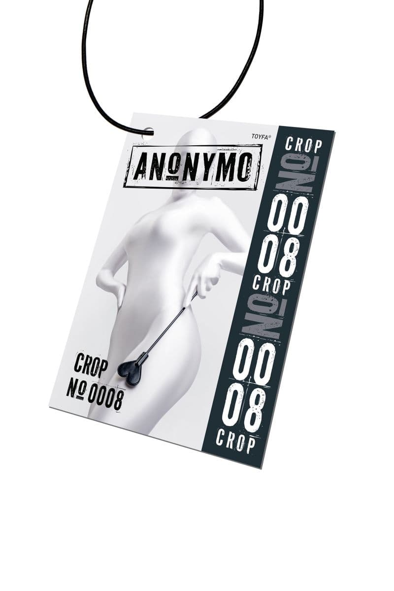 Черный стек со шлепком в форме сердца Anonymo - 35 см. — фото 8