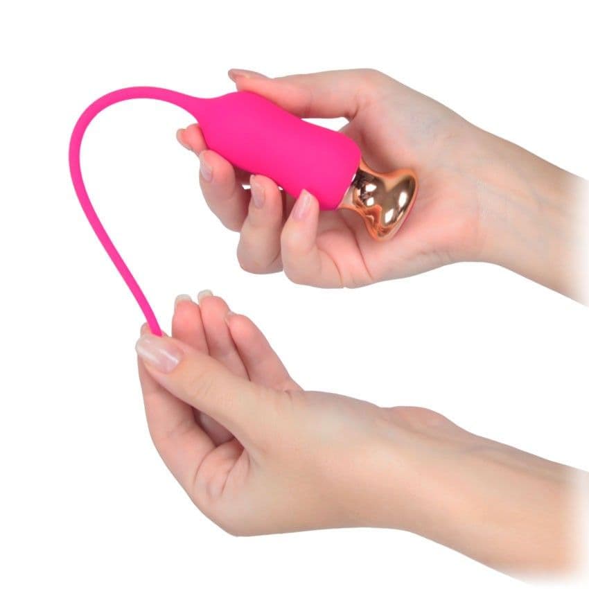 Розовый тонкий стимулятор Nipple Vibrator - 23 см. — фото 8