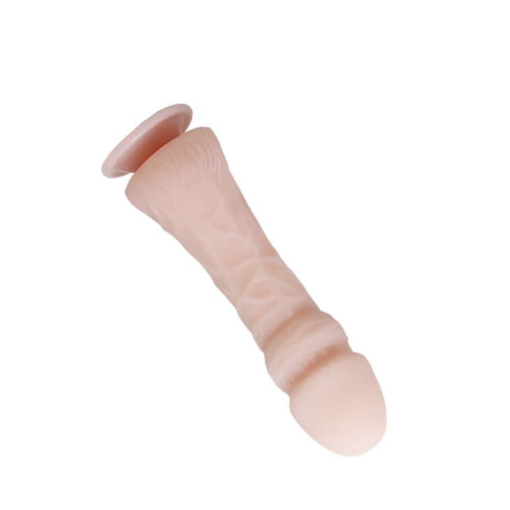 Телесный вибратор на присоске The Big Penis - 23,5 см. — фото 4