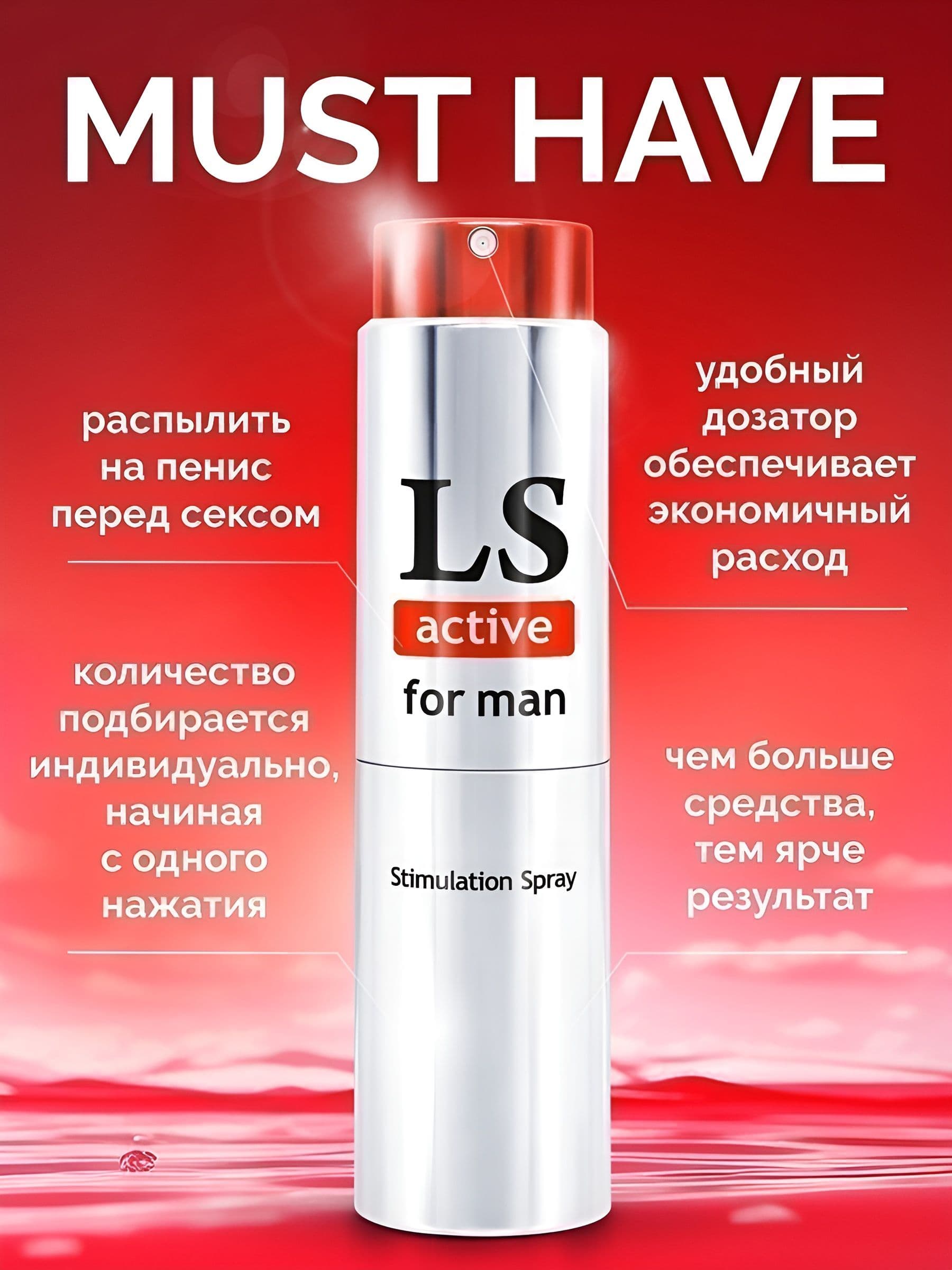 Спрей-стимулятор для мужчин Lovespray Active Man - 18 мл. — фото 7