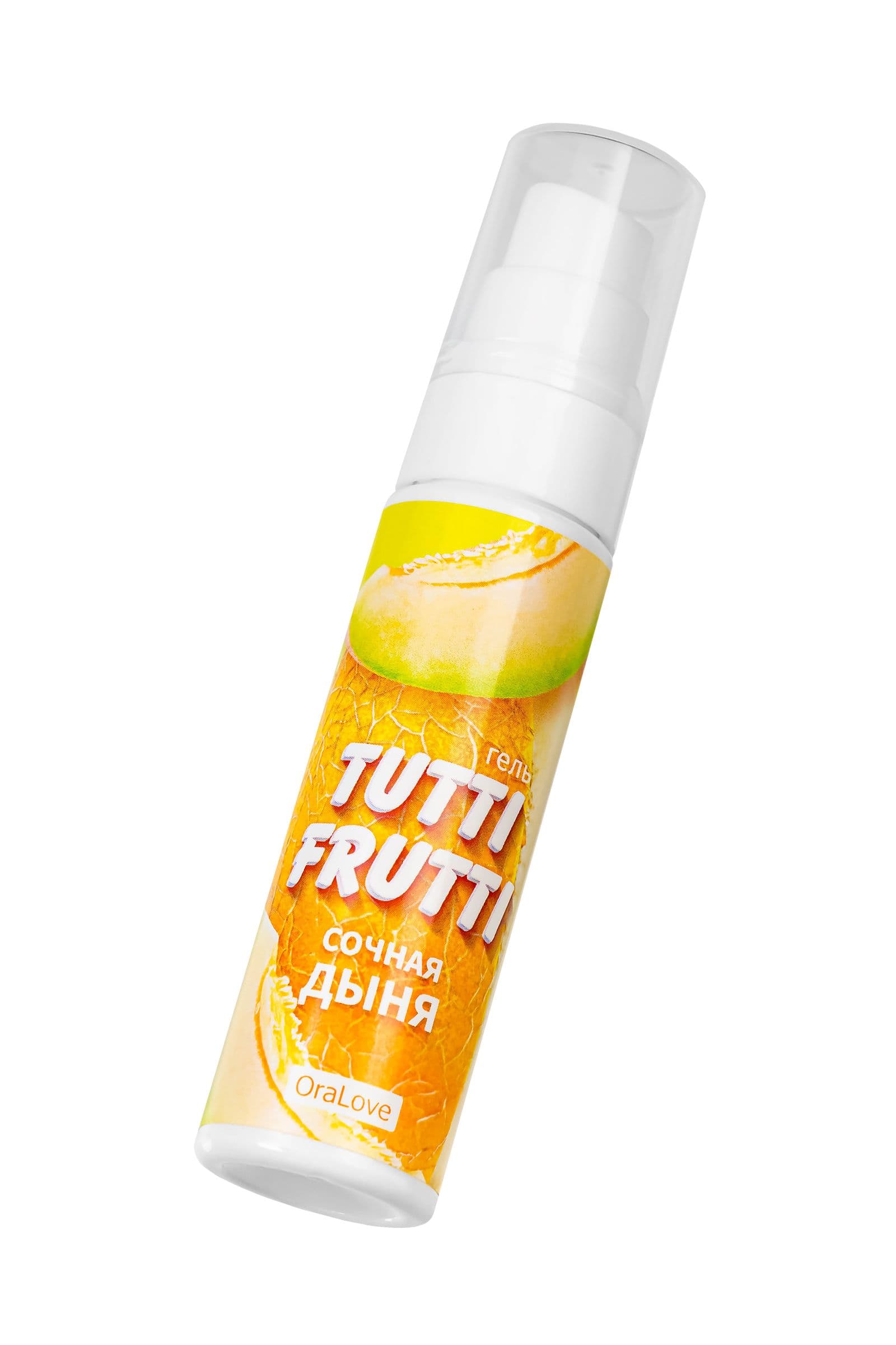 Гель-смазка Tutti-frutti со вкусом сочной дыни - 30 гр. — фото 2